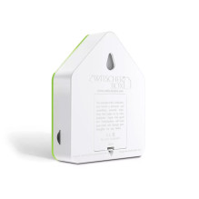 Zwitscherbox Classic sound box - nesting box (White with forest view)