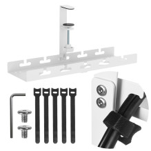 Cable Organizer - Maclean MC-105 W, Maximum Load 5 kg, White