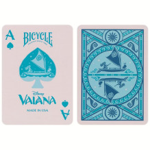 Žaidimų Kortos - Disney Vaiana Bicycle Kaladė 52 Kortos su Džokeriais