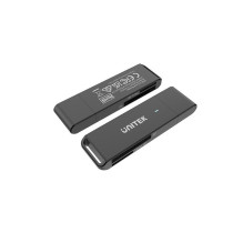 Atminties Kortelių Skaitytuvas - UNITEK Y-9327A USB 3.2 Gen 1 Type-A 2 Slots Black