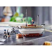 Konstruktorius - LEGO ICONS 40729 Šakletono Gelbėjimosi Valtis 232 Elementai 2 Minifigūros