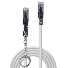 Network Cable - LINDY Cat.6A S / FTP LSZH Network Shielded Cable, RJ45, M / M, 500MHz, 0.3 m, Grey