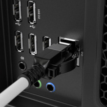 Tinklo Kabelis - LINDY Cat.6A S / FTP LSZH Tinklo Apsaugos Kabelis, RJ45, M / M, 500MHz, 0.3 m, Pilkas