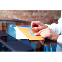 Labeling Tape - Dymo Schriftband 99012 White Paper FSC certified BPA free