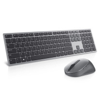 Keyboard and Mouse - Dell KM7321W Wireless Bluetooth QWERTY 7-button Optical Gray