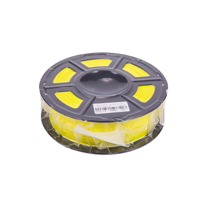 3D Spausdinimo Filamentas - PLA 1.75mm 1kg Geltonas