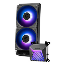 CPU Cooler - MSI MAG Coreliquid A15 240mm Liquid Cooler 64.89 CFM 20 dB Black
