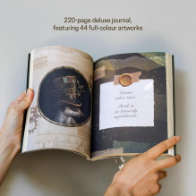 Užrašų Knygelė - Zoologica Pendulum Journal 220 Puslapių 44 Iliustracijos Mėlynas Angelas