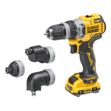 Elektrinis Įrankis - DeWalt DCD703L2T-QW Belaidis Gręžtuvas 12V 1500 RPM 3Ah Juodas Geltonas