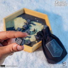 Board Game - Q-WORKSHOP Game of Thrones Night's Watch Dice Set 10xD6 Black