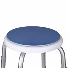 Health Personal Care - ActionMed Swivel Shower Bench Adjustable Height with Non-Slip Feet Blue