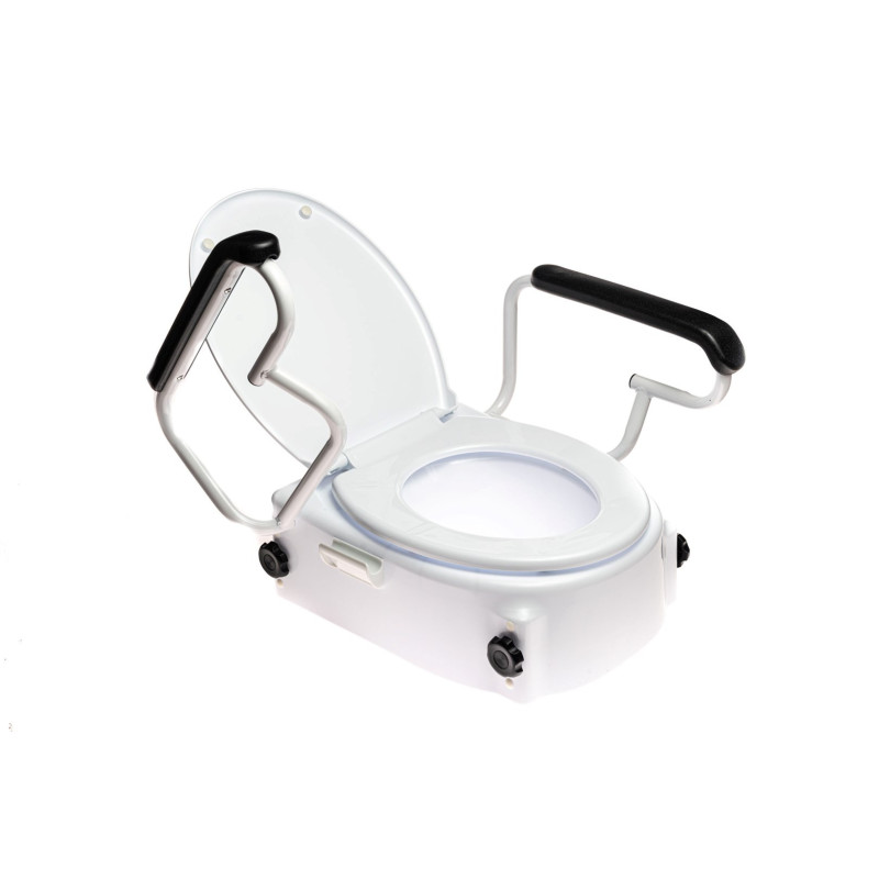 Toilet seat lifter - ANTAR AT51204 Adjustable 6-14 cm, 150 kg, with armrests