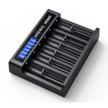 Battery charger - XTAR MC6C Li-ion NiMH 6 slots black
