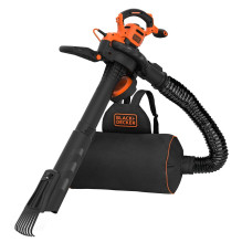 Sodo įrankis - BLACK+DECKER BEBLV301-QS 3000W lapų pūstuvas 404 km / h 72L maišas