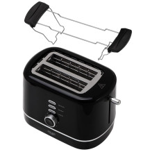 Toaster Adler AD 3224b 850W 7 Brown levels Removable crumb tray Black