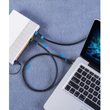 Tinklo kabelis - Vention Cat.8 SFTP pleišto kabelis 5M 2000MHz juodas