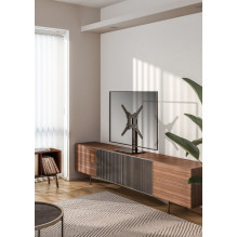 TV Stand - GEMBIRD TVS-D55S-01 23"-55" Swivel, 40kg, Steel, Black