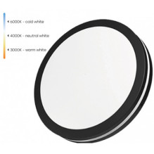 „Visional“ LED vandeniui atsparus šviestuvas 20 W, 3 laipsnių šviesos srauto, 2400 lm, IP65, Ø 230 x 55 mm