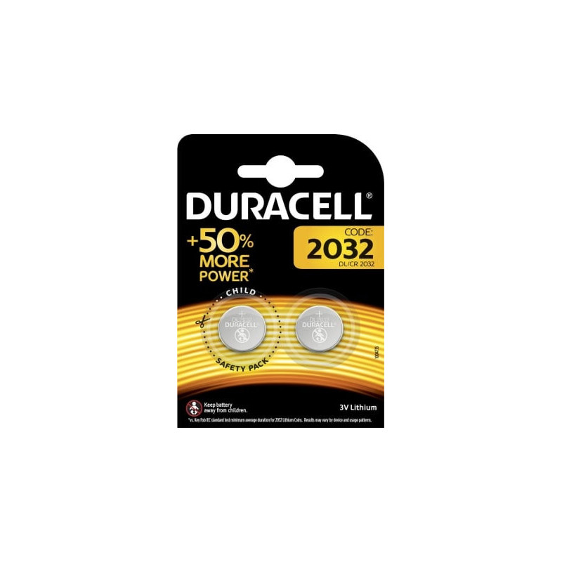 Duracell CR2032 2 vnt. pakuotėje
