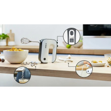 Baking Appliance - BOSCH MFQ49300 850W 5-Speed with Beaters and Dough Hooks Grey