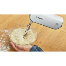 Kepimo Prietaisas - BOSCH MFQ49300 850W 5-Greitis su Plaktuvais ir Tešlos Kabliais Pilkas