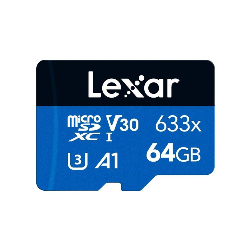 Lexar Micro SDHC 64GB 10 klasė LMS0633064G-BNNNG