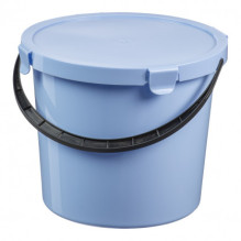 NHG Bucket with Lid for Berries 10L Blue
