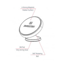 „Swissten S-Grip DM7“ planšetiniam kompiuteriui / telefonui, juodas