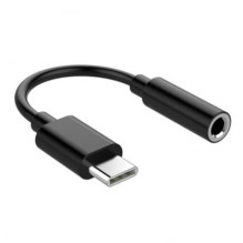 HQ Adapter USB-C to 3.5mm Audio Jack Black
