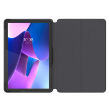 Lenovo „Tab M10“ (3 kartos) dėklas su atlenkiamu dangteliu, pilkas