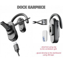 „Swissten“ doko ausinė + įkroviklis SAU000015, juoda