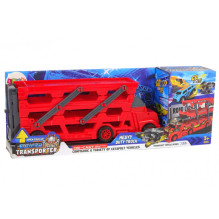 LEAN Toys Large 3-storey truck trailer Heavy Duty Truck With extendable Car Laun