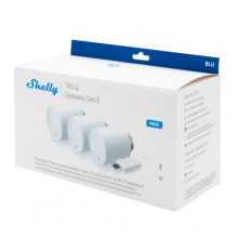 Shelly 3x BLU TRV + BLU Gateway Gen. 3 Shelly 3x BLU TRV + BLU Gateway Gen. 3