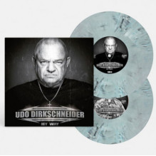 Atomic Fire UDO DIRKSCHNEIDER „My Way“ (balta / juoda / mėlyna marmurinė vinilo plokštelė, pasirašyta)