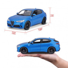 Bburago Bburago Alfa Romeo Stelvio Blue 1:24 Bburago Bburago Alfa Romeo Stelvio Blue 1:24