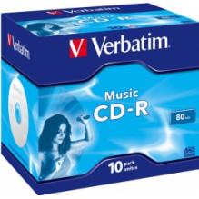 Matrix CD-R Audio Verbatim 80Min Music 10 Pack Jewel