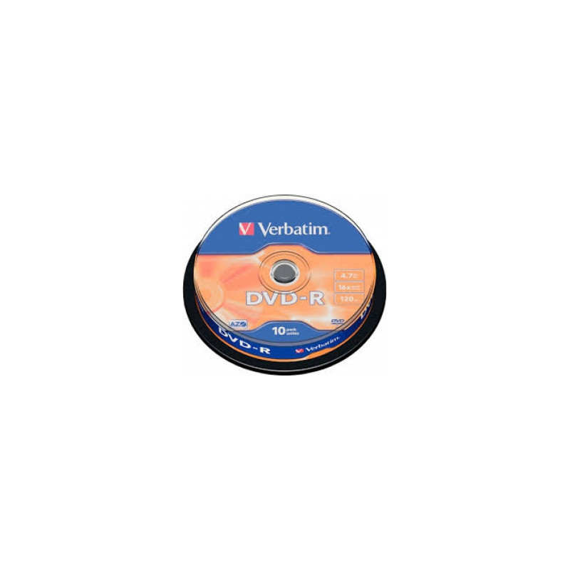 DVD-R AZO Verbatim Matrix 4.7GB 16x 10 vnt. pakuotė su velenu