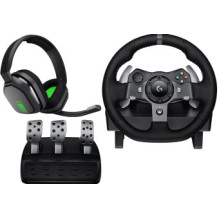 Logitech G920 Racing Wheel + Astro A10 Gaming Wheel Set