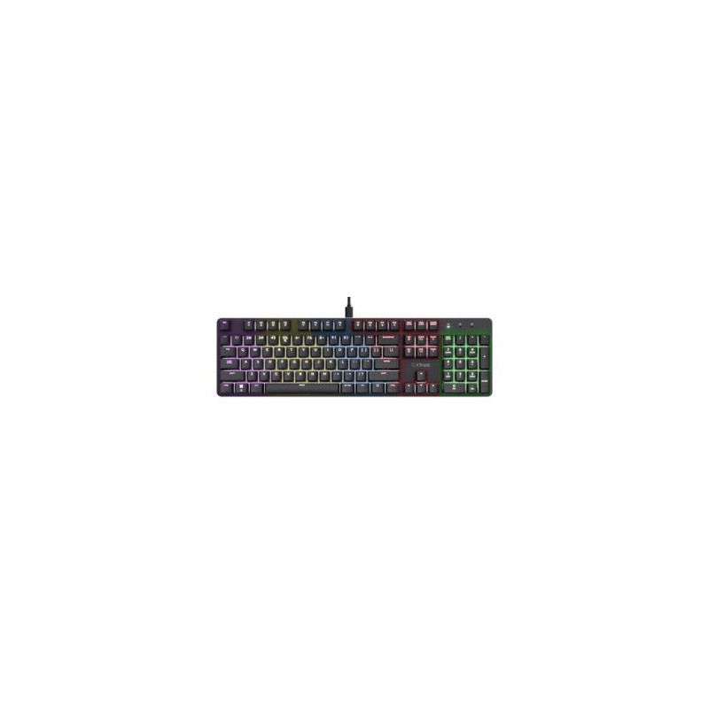 Klaviatūra Trust GXT 871 Zora, juoda