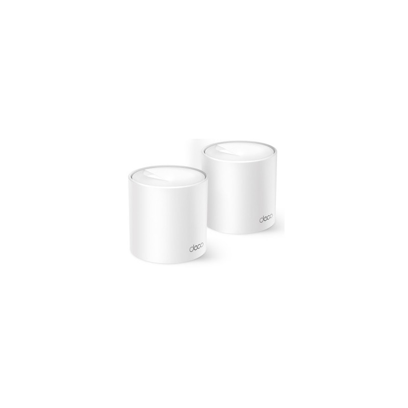 TP-Link Deco X10 AX1500 viso namo tinklo „Wi-Fi 6“ sistemos, 2 vnt. pakuotėje