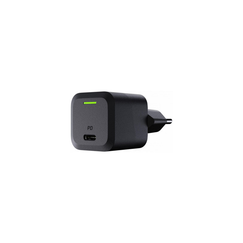 Įkroviklis Green Cell PowerGan USB-C Power Delivery 33W, juodas