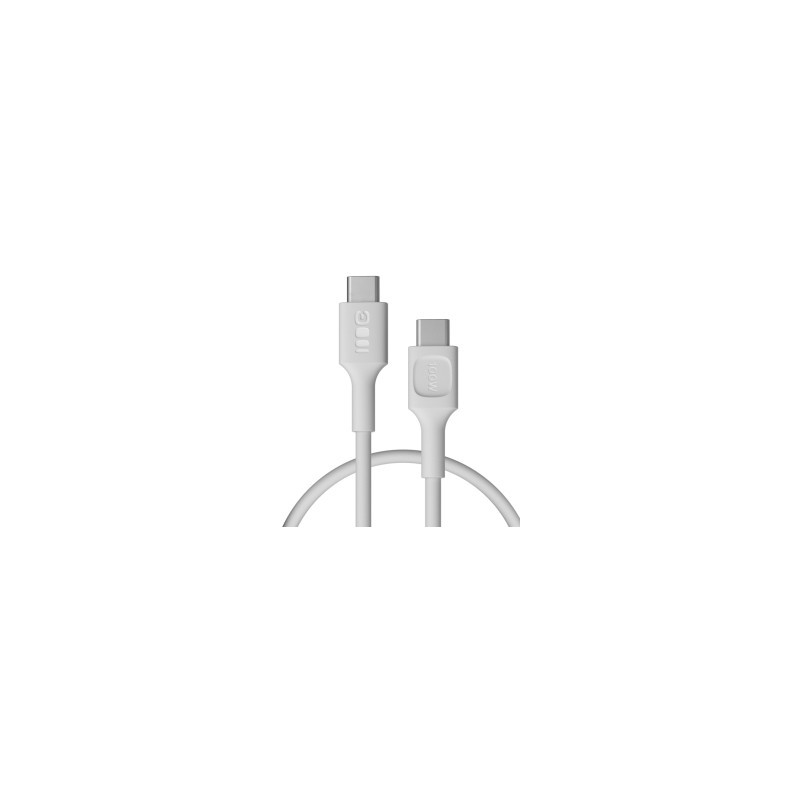 Cable Green Cell PowerFlex Fast Charging USB Type-C Male - USB Type-C Male 100W White 2m