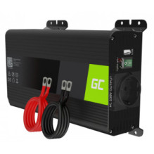 Power inverter Green Cell PRO 12V to 230V 500W / 1000W Pure sine wave