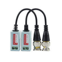 Set of 2 CCTV Adapters PNI 201C Passive Balun Video BNC on 600m wire. CAT5 cable