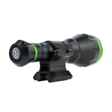 PNI Adventure F750 Green Light aluminum flashlight package and PNI FLM33 magnetic mounting bracket PNI Adventure F750 Green Light aluminum flashlight package and PNI FLM33 magnetic mounting bracket