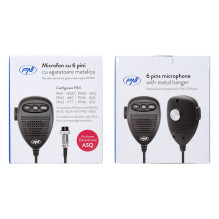 6-pin microphone with metal part for PNI radio stations Escort HP 8000 / 8001 / 8024 / 9000 / 9001 / 8000L / 8001L 6-pin microphone with metal part for PNI radio stations Escort HP 8000 / 8001 / 8024 / 9000 / 9001 / 8000L / 8001L