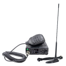 CB PNI Escort HP 8900 ASQ Radio Station Package, 12-24V + CB PNI Extra 45 Antenna with Magnetic Base, 12V / 24V Power, R CB PNI Escort HP 8900 ASQ Radio Station Package, 12-24V + CB PNI Extra 45 Antenna with Magnetic Base, 12V / 24V Power, R