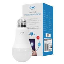 Intelligent PNI SmartHome SM9W LED 9w light with adjustable light, programmable WiFi compatible with Google Home, Alexa