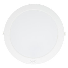 LED lubinis šviestuvas PNI D-Light 2402W 24W, įmontuotas, apvalus, 6500K, 230V maitinimo šaltinis, 2640 lm, baltas