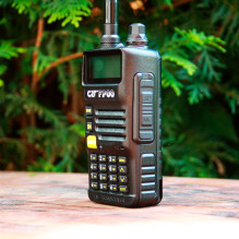 VHF / UHF portable radio station CRT FP00 dual band 136-174 and 400-440 MHz color Black, VOX, 128 channels, Scan, Progra VHF / UHF portable radio station CRT FP00 dual band 136-174 and 400-440 MHz color Black, VOX, 128 channels, Scan, Progra